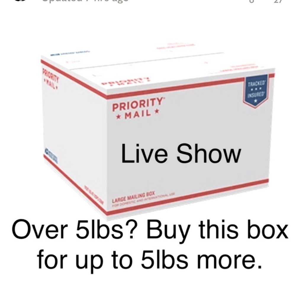 💟 SHIPPING LABEL 1 Additional Shipping Label shipping purchases up to 5 lbs